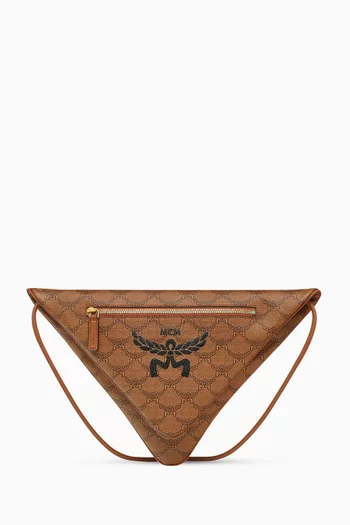 Unisex Himmel Triangle Pouch in Monogram canvas