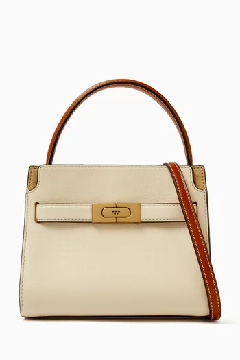 Petite Lee Radziwill Double Bag in Smooth Leather