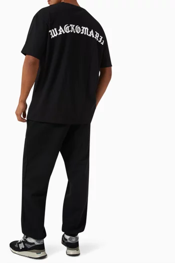 Washed Logo T-shirt in Cotton