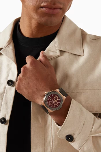 Coussin Shape Chrono Watch, 44mm