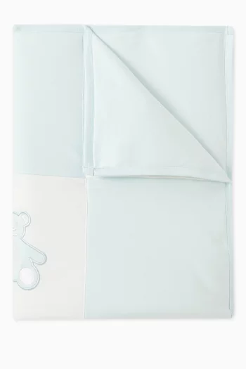 Teddy Patchwork Blanket in Organic Cotton