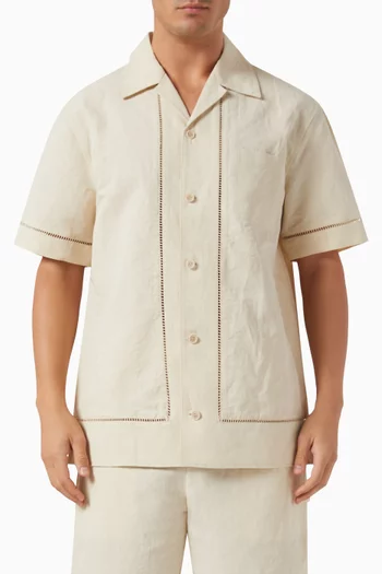 Marco Camp Shirt in Linen Blend