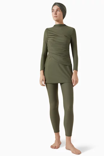 فستان سباحة ديانا نايلون مطاطي