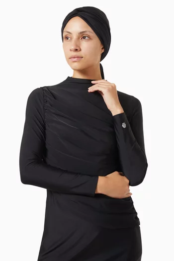 Self-tie Swim Turban