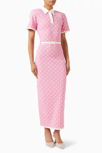 Polo Maxi Dress in Jersey