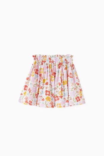 All-over Floral-print Skirt