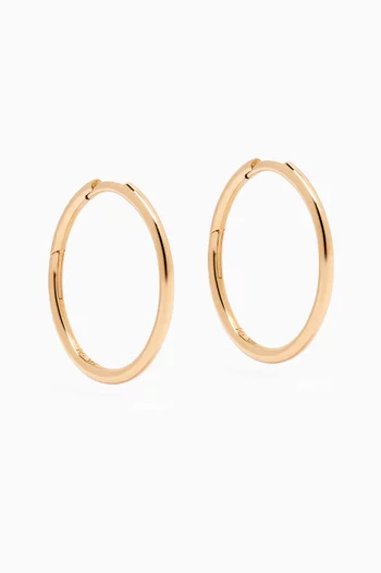 Medium Hoop Earrings in 14kt Recycled Gold