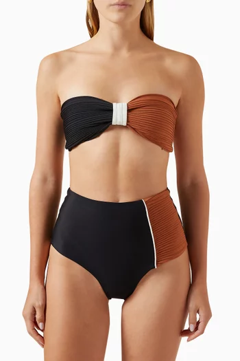 Frida High-rise Bikini Briefs in Lycra