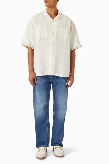 Spring Bouquet Shirt in Cotton & Linen