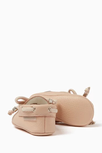Bow-embellished Loafers in Leather