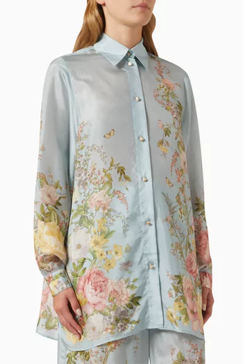 Waverly Relaxed Shirt in Silk