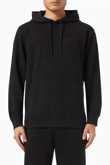 Institutional Logo Hoodie in Cotton-blend