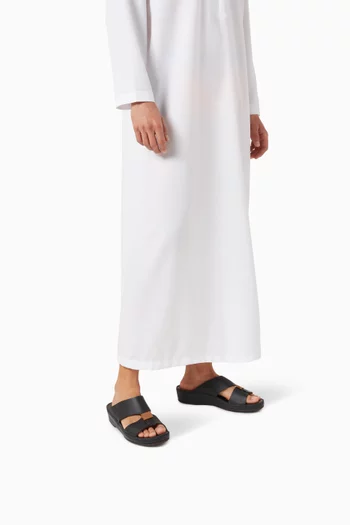 Quadratura Isola Lustre Sandals in Leather