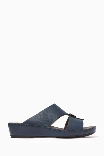 Quadratura Isola Lustre Sandals in Leather