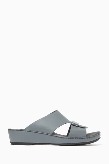 Quadratura Isola Lustre Sandals in Leather