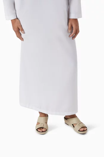 Piega Sandals in Deer & Calf Leather