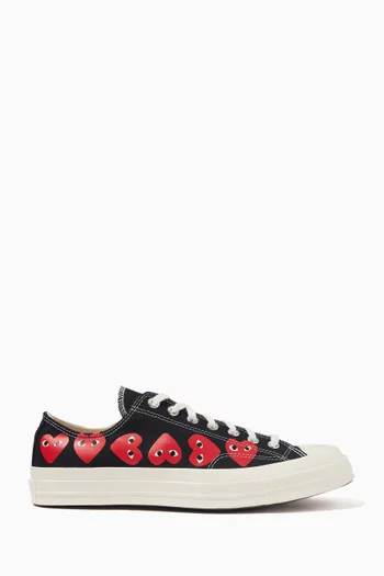 Comme de garcons converse black low outlet