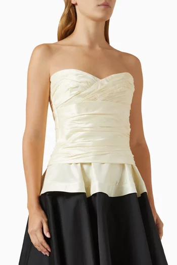 Lissa Corset Top in Satin