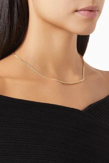 Cuban Luxe Chain Necklace in 18kt Gold