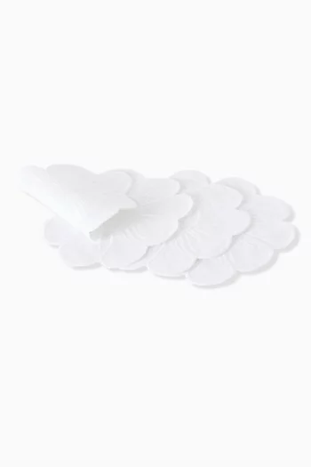 Fleur Coaster in Linen, Set of 4