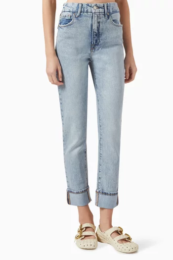 Good Classic Cuffed Jeans in Denim