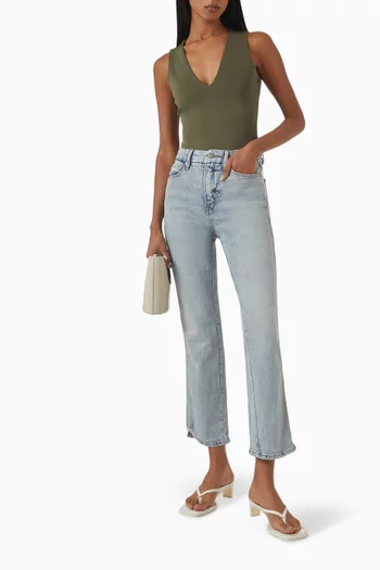 بنطال جينز جود كيرف بقصة مستقيمة دينم