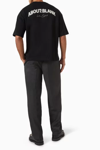 Arched Logo T-shirt in Cotton Jersey