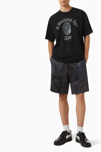 Patchwork Basketball Shorts