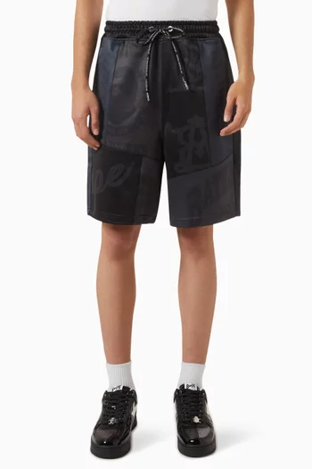 Patchwork Basketball Shorts