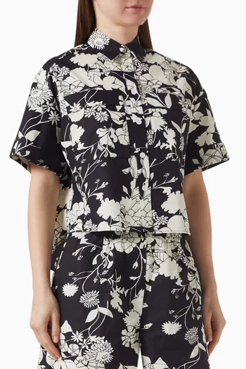 Cifloral Oversized Shirt in Cotton