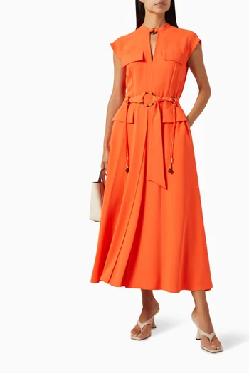 Belted Midi Dress