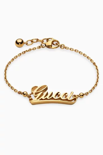 Gucci Script Logo Bracelet