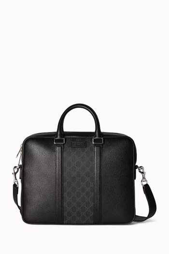 Medium GG Briefcase in Leather