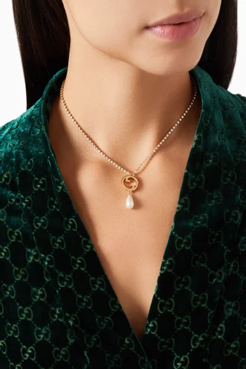 Blondie Pendant Necklace in Metal