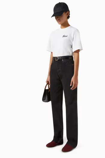 Straight-leg Jeans in Denim