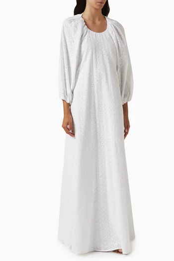 Fran Maxi Dress in Linen