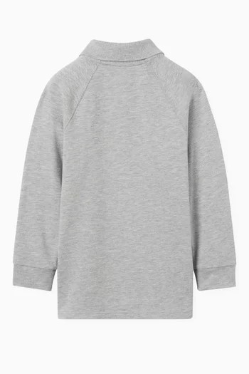 Web Polo Shirt in Cotton