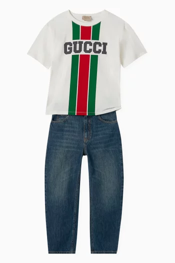 Boys gucci jeans clearance