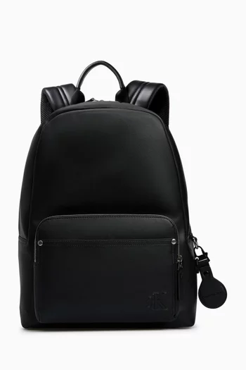 Tagged Campus Backpack in Eco-leather