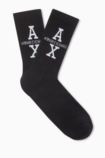 Grid AX Logo Socks