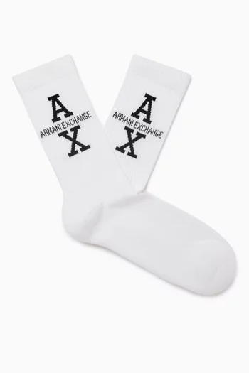 Grid AX Logo Socks