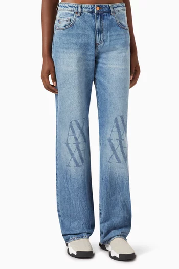 J52 Low-rise Relaxed-fit Jeans