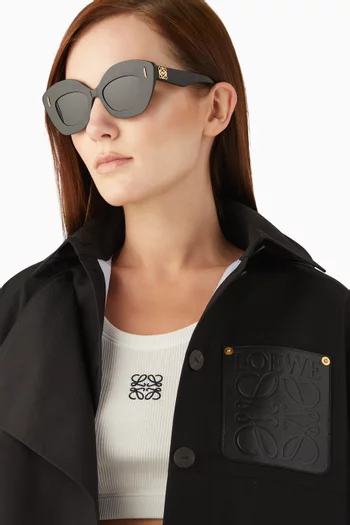 Retro Screen Sunglasses in Acetate