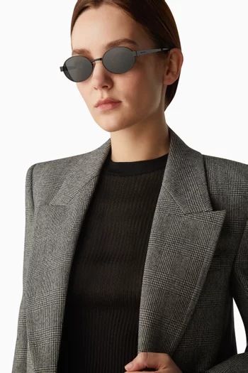 SL 692 Round Sunglasses in Metal