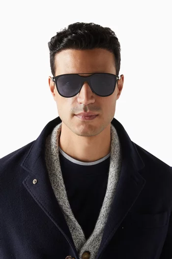 D-frame Sunglasses in Acetate