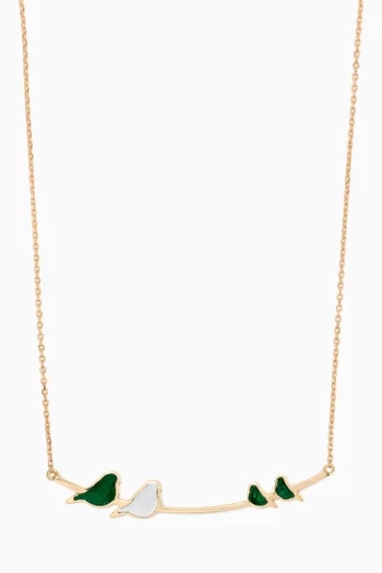 Family Love Necklace in 18kt Gold