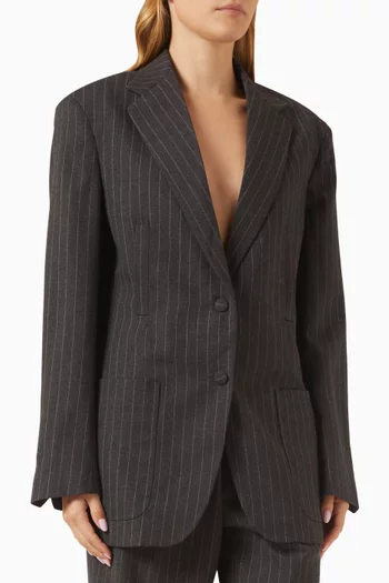 Bianca Oversized Blazer in Wool