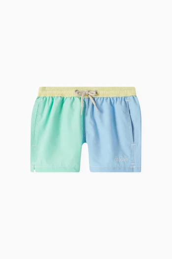 Colour Block Swim Shorts