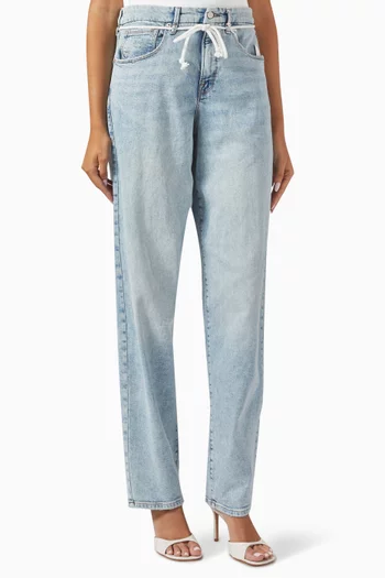 Good 90's Drawstring Jeans in Denim