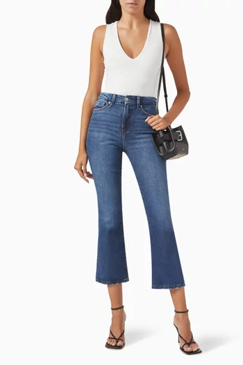 Good Legs Crop Mini Boot Jeans in Denim